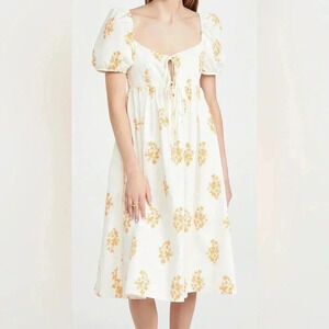ciao lucia white floral embroidered meissa dress Ciao Lucia Meissa Mini Dress In White - 40% Off